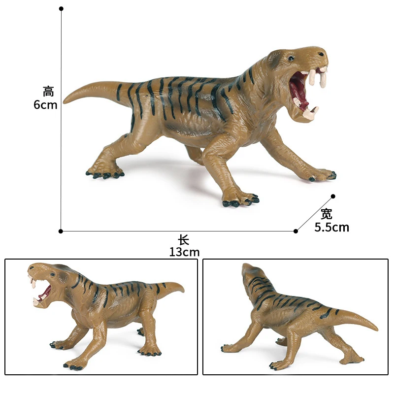 Mới Băng Hà Gorgonops Hình Con Vật Sưu Tập Đồ Chơi Động Vật Hoang Dã Nhận Thức Các Nhân Vật Hành Động Trẻ Em Nhựa Đồ Chơi Dành Cho Trẻ Em Quà Tặng