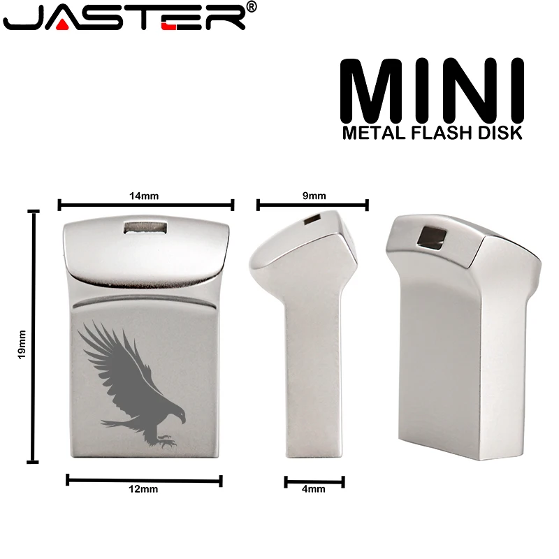 Mini unidad Flash USB 2,0 de alta capacidad, Pendrive de 16GB, 4GB, 32GB, 64GB, 128GB, regalo de negocios