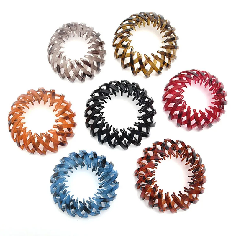 New Hair Clip Bun Hairstyle Ponytail Holder Bird Nest Hair Pin Hair Claw Woman Hair Accessories Hair Tools Hair Scrunchies