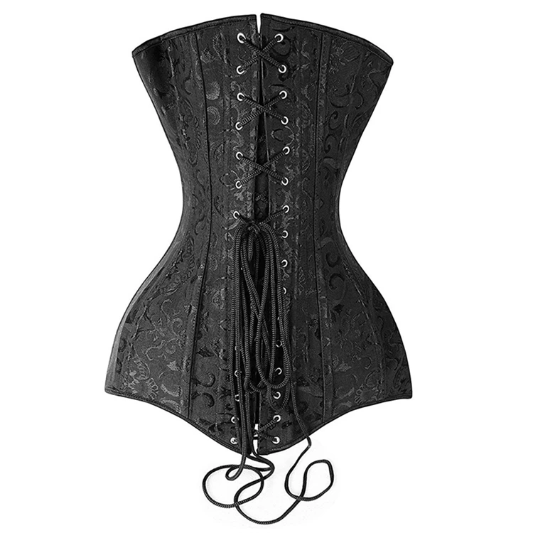 Women Sexy Corsets Bustiers Top Gothic Overbust Corset Bustier Long Torso Steel Bones Slimming Body Shapewear Plus Size XS-6XL