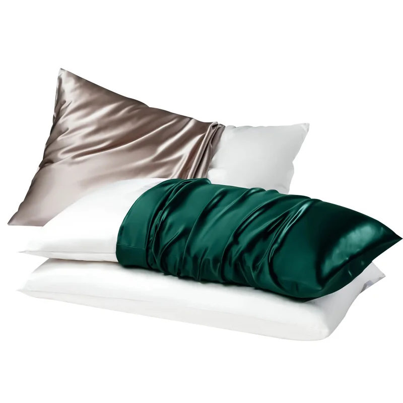 Zipper Pillowcase 1pc 30mm 100% Mulberry Silk Solid Color Comfortable Ventilate Many Sizes Customized