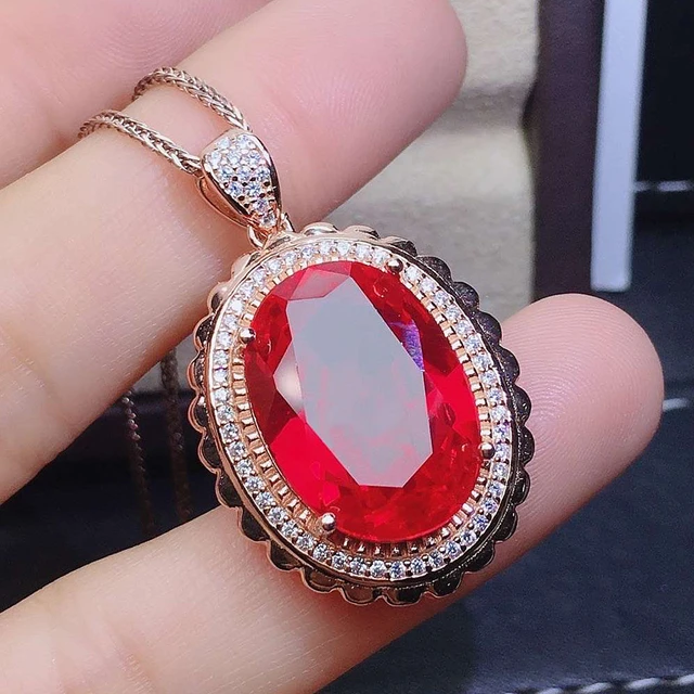 Big ruby pendant store