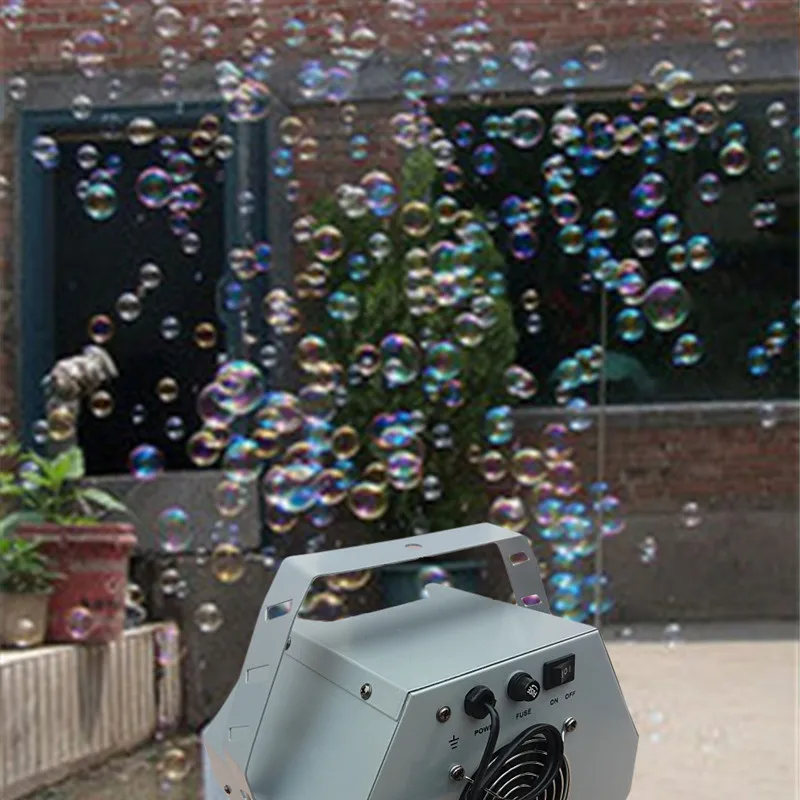 Wireless Remote Control 110V 220V Bubble Machine for DJ Disco Wedding Party Show Automatic Blowing Bubbles Foaming Equipment