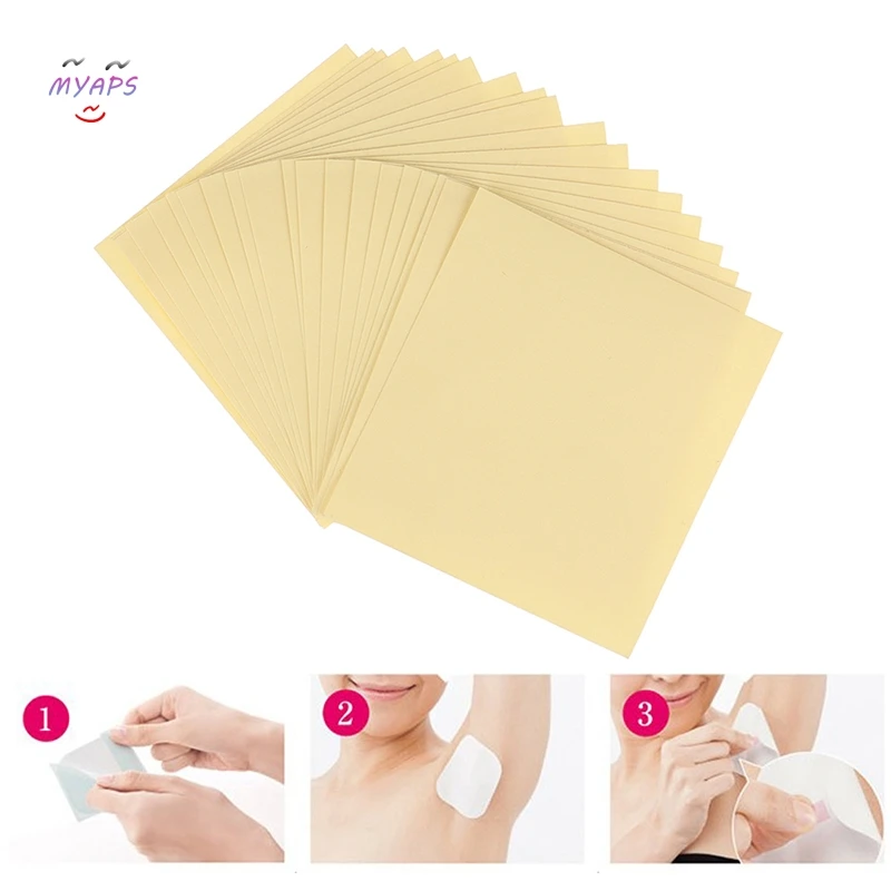 1Roll /20 Sheets Transparent Antiperspirant Sticker Disposable Armpit Prevent Sweat Pads Underarm Dry Dry Keep Dry Sticker