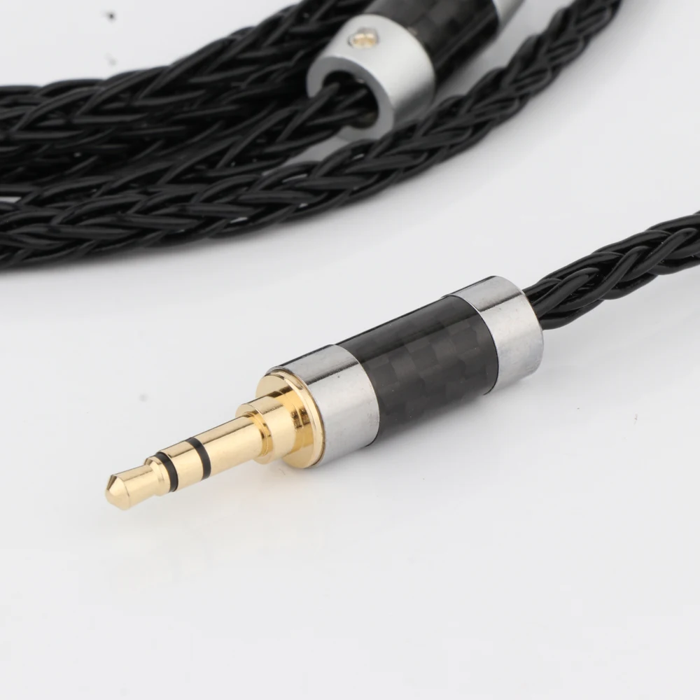 جديد 8 الأساسية متوازن النقي الفضة مطلي سماعة كابل ل Sennheiser HD580 HD600 HD650 HDxxx HD660S HD58x HD6xx