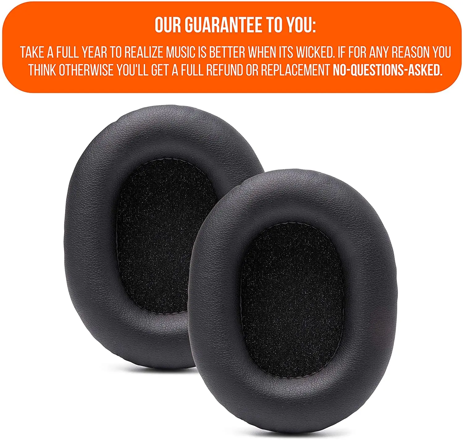 Replacement Ear Pads for Sony  MDR 7506 | Softer Leather, Luxurious Memory Foam, Unmatched Durability | Compatible with MDR 7506