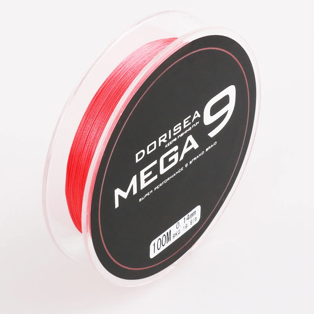 DORISEA MEGA 9 splotów 100M 300M 6LB-310LB PE Extreme pleciony drut wielowłóknowa linka wędkarska Pesca