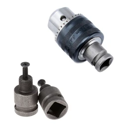 Simple Durable 1/2'' Drill Chuck Adaptor For Impact Wrench Conversion 1/2-20UNF with 1 Pc Screw Good quality products