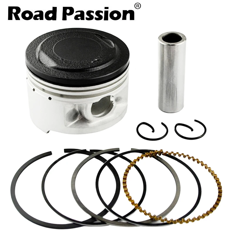 

49mm 49.25mm 49.5mm 49.75mm 50mm Oversize 0.25 0.5 0.75 1.0 Motorcycle Piston and Ring Kit For YAMAHA XV250 XV 250 XC125 XC 125