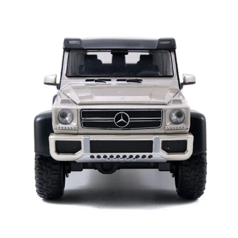 JADA 1:24 Mercedes-Benz G63 AMG 6X6 stop luksusowy pojazdu Diecast samochód z napędem Pull Back Model towarów kolekcja zabawek