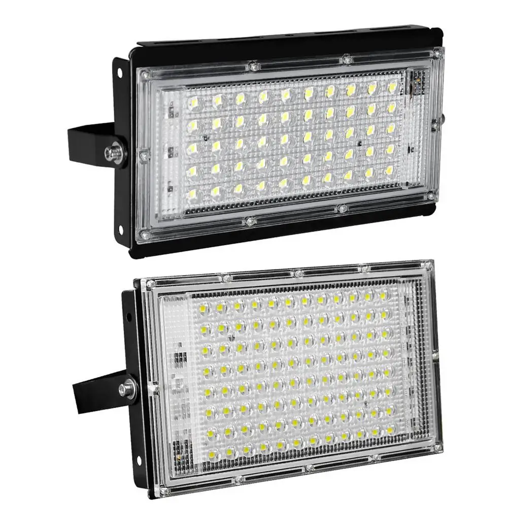 50W/100W Led Flood Light Outdoor 6000K Floodlight Spotlight IP65 Waterproof LED Street Lamp Weatherproof Landscape Lighting