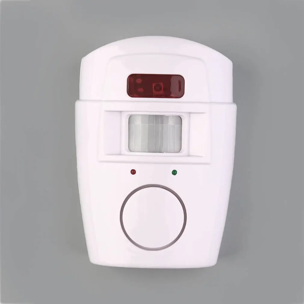 LESHP 105db Wireless PIR Motion Sensor Alarm for Home Security Anti-theft Motion Detector Alarm System with 2 Remote Controller