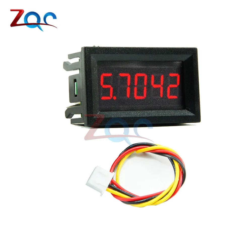 Voltímetro Digital de Led de 36 Polegadas dc 30v Alta Precisão Testador de Tensão de Bits dc 0.000 -33.000v Painel de Voltagem