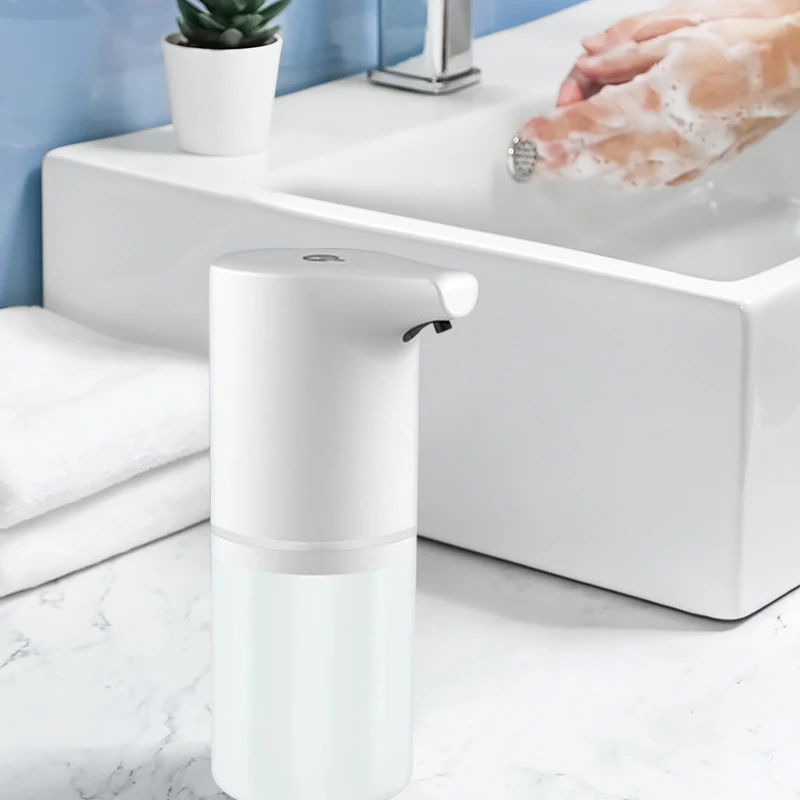 350ML Touchless Automatic Soap Dispenser USB Charging Smart Foam Machine Infrared Sensor Foam Soap Dispenser Hand Sanitizer