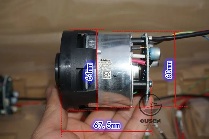 18V-24V 350W 370W 420W Nidec Japan High-power Brushless Vacuum Cleaner Fan High-speed Violent Vacuum Motor PWM Speed Regulation