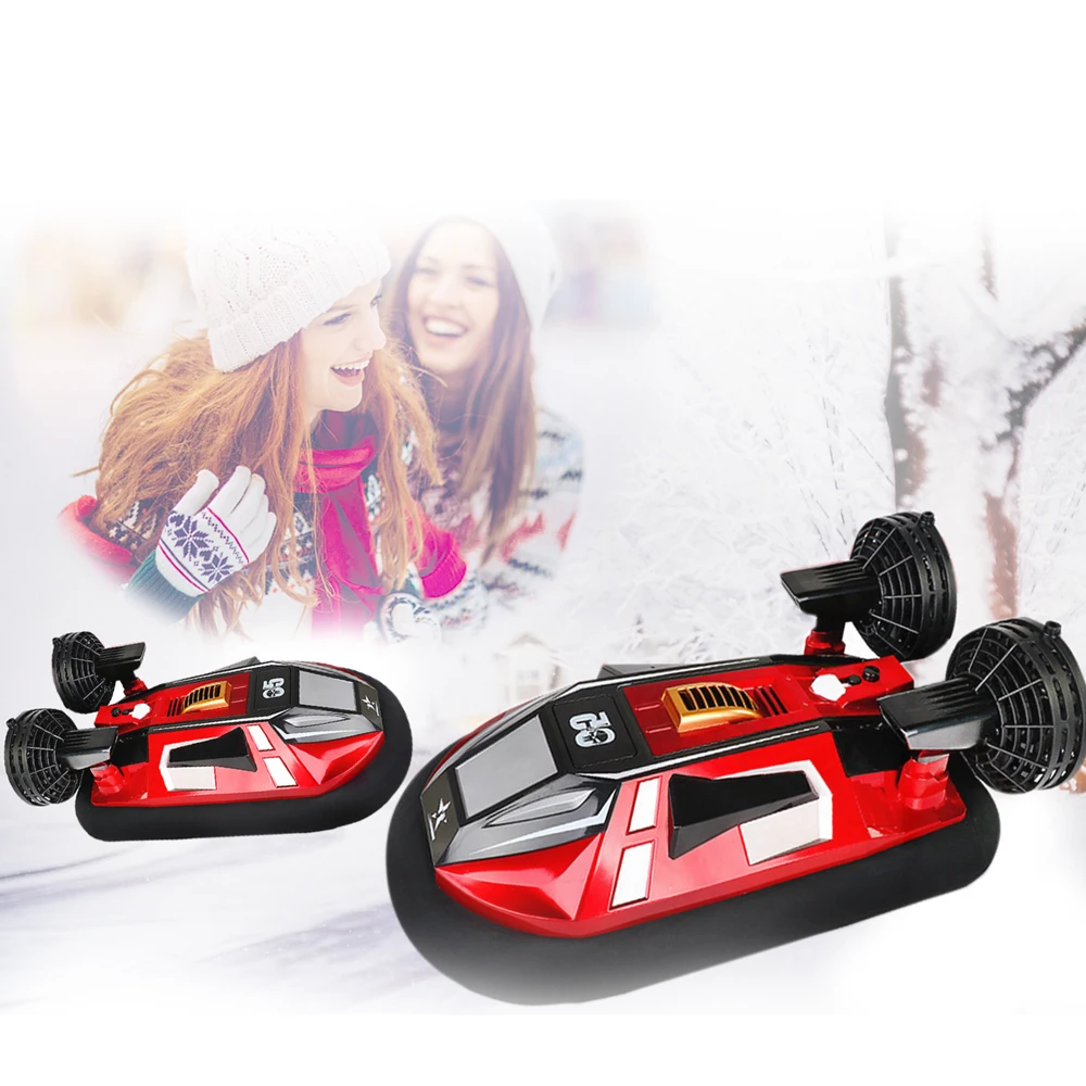 Remote Control Hovercraft  Boat  on Water Lake Pool   Ice  Snow  Land 1/14 Scale 9.3mph (15kmh) RC Amphibious vehicle