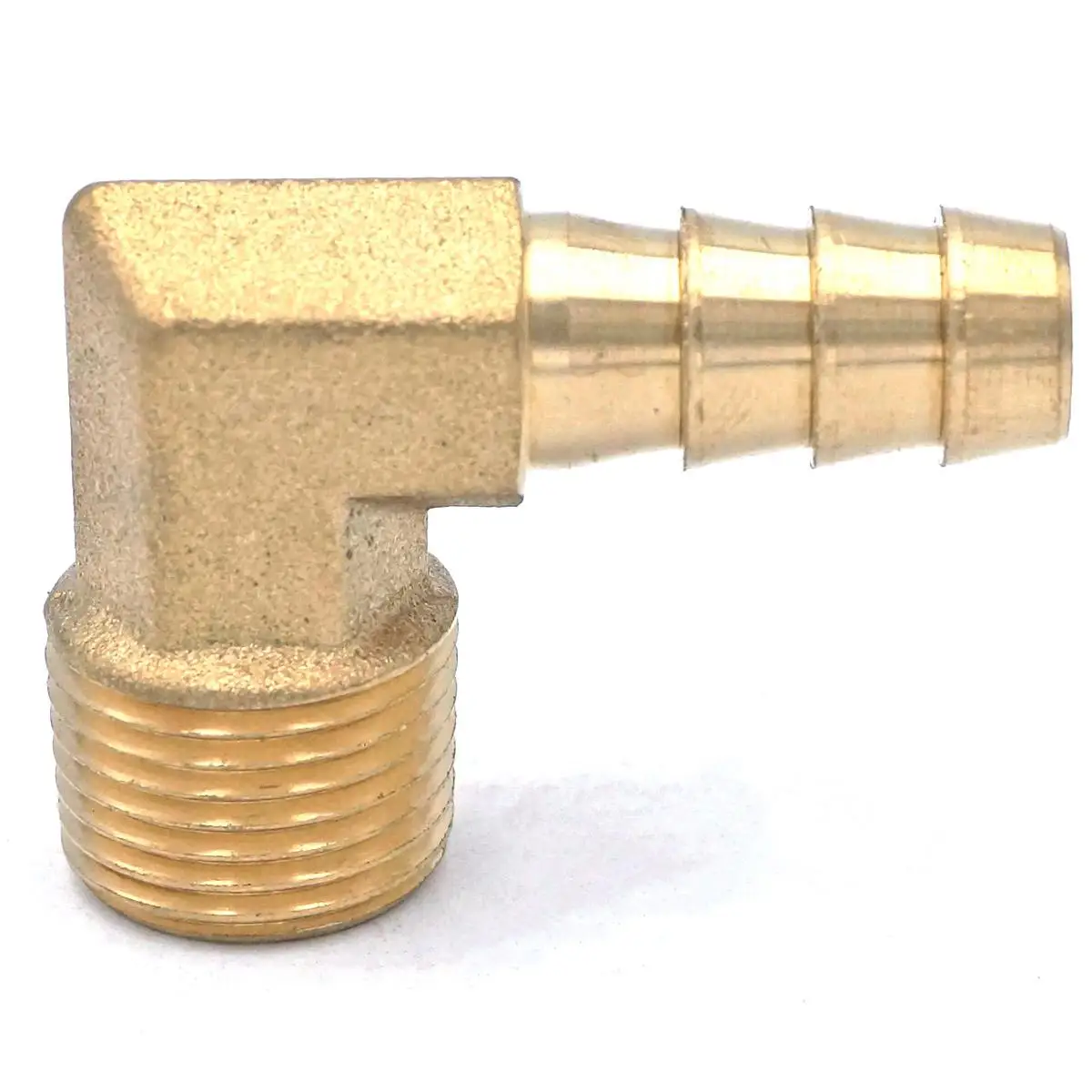 

3/8 "NPT Male x 3/8" шланг Колючая Хвостовая Скоба латунные фитинги для топлива Разъемы адаптеры 229 PSI