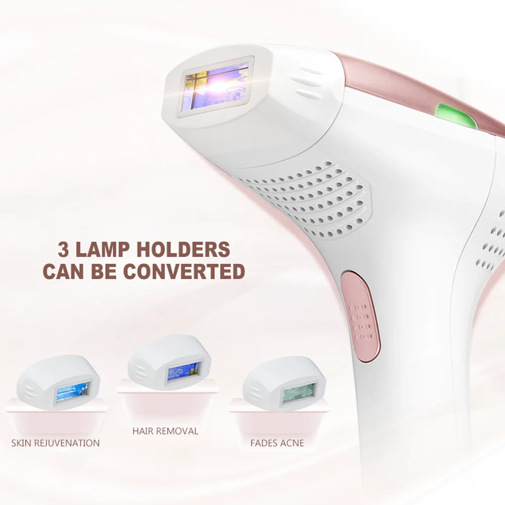 Househould Laser hair removal equipment Photorejuvenation for armpit hair, leg hair, lip hair, whole body painless hair removal