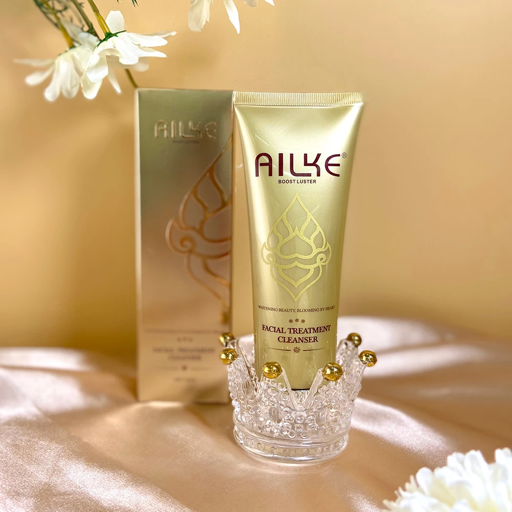 AILKE Whitening Remove Black Spots Facial Cleanser Refreshing Foaming Oil Control Non-irritating With Amino Acid Women Face Care