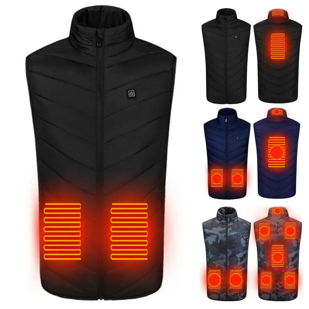 USB Heated  Lightweight USB Heated Unisex Waistcoat Wear Resistant Unisex Waistcoat Warm   for Travel