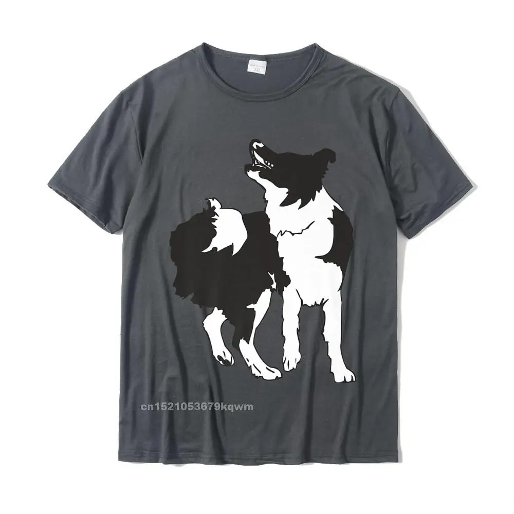 Border Collie Dog Breed T Shirts Gift For Any Animal Fan Newest Student Tshirts Cotton T Shirt Printed On