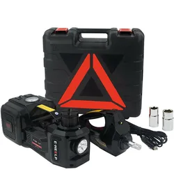 DC12V 5T 3 in 1 Electric Hydraulic Car Jack Kit Household Easy-Operate Emergency Tools with Air Pump and Impact Wrench