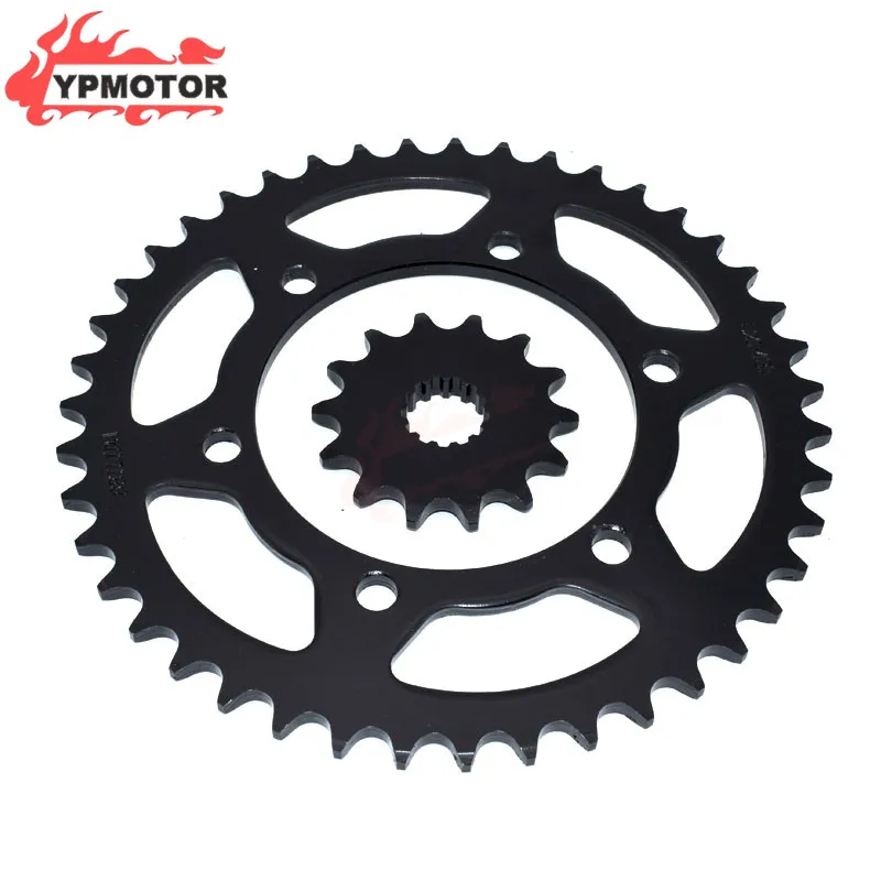 EX250 EX300  Motorcycle Front & Rear Set 520-43T 520-14T Chain Sprocket Gear Steel For Kawasaki Ninja 250 300 Z250 EX300 Z300