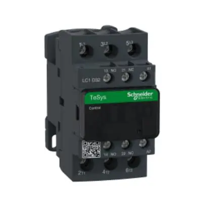 LC1D32U7 TeSys Deca contactor - 3P(3 NO) - AC-3 - = 440 V 32 A - 240 V AC 50/60 Hz coil