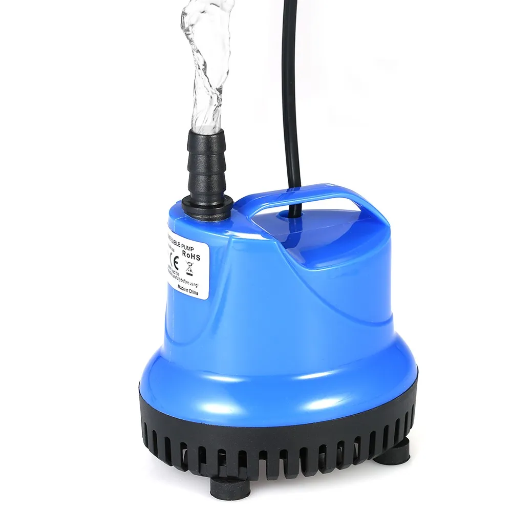 25W 1800L/H Submersible Water Pump Mini Fountain Pump for Aquarium Fish Tank Pond Water Gardens Hydroponic Systems