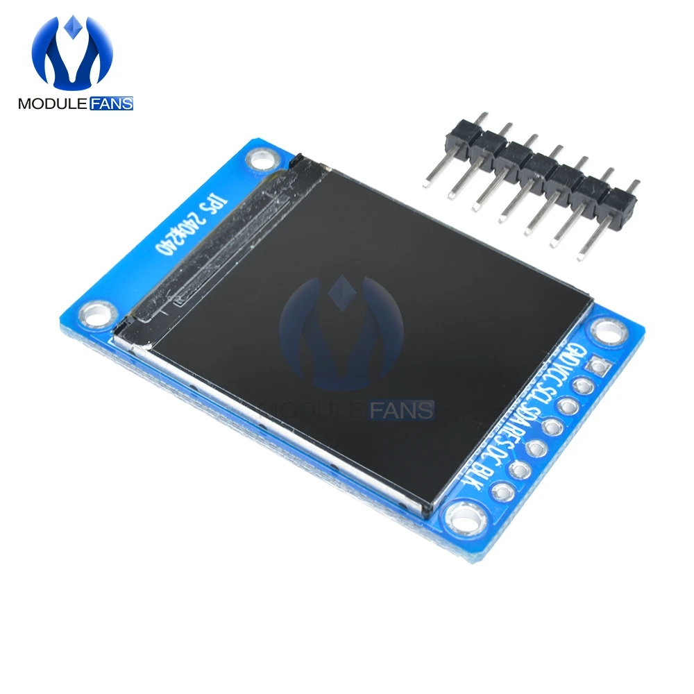 Unidad ST7789 pantalla LCD OLED IPS HD TFT IC SPI voltaje de comunicación interfaz SPI a todo Color DIY 240*240 3,3 V para Arduino