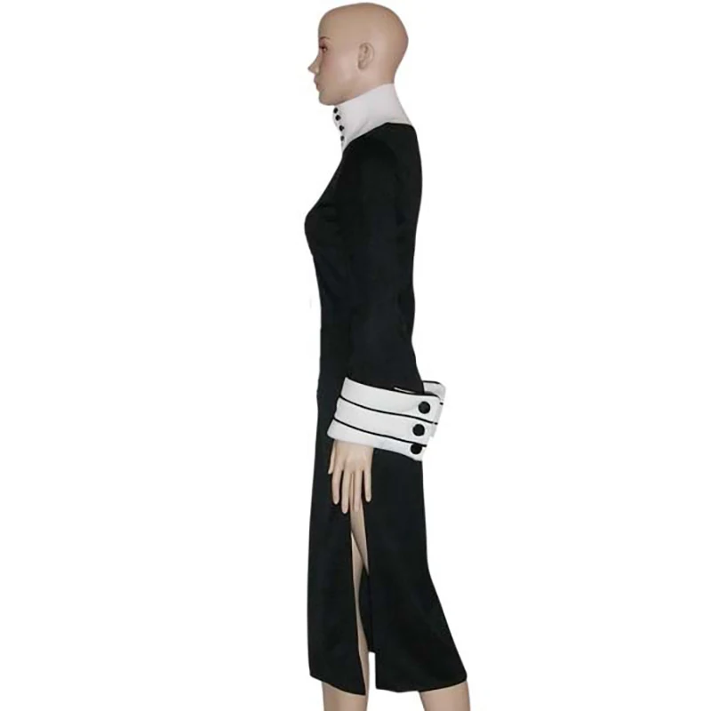 Anime Soul Eater Chrona Zwarte Outfit Cosplay Kostuum Voor Halloween Kerst