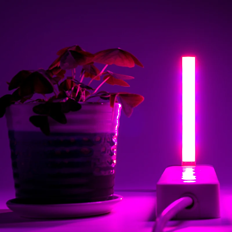 DC5V USB spectre complet élèvent la lumière 3W 14LED s 5W 27LED s plante Flexible élèvent la lampe rouge bleu USB Phyto lumières pour plante de fleur d'intérieur