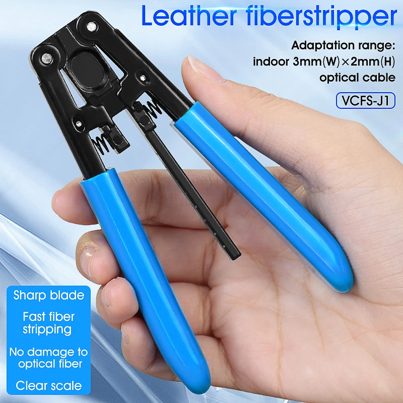 Fiber Optic Stripping Tool FTTH Fiber Optic Cable Stripper Striping Optical Pliers Drop Stripper Fiber Cable Stripper