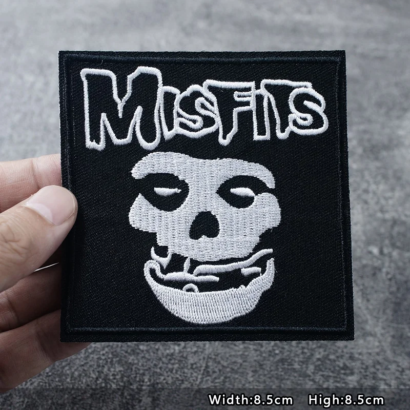 Bands Iron On Patches Apparel Sewing Fabric Handmade Appliques For Clothing Punk Rock Stickers Badges Parche