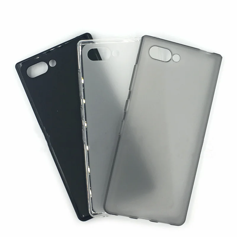 Matowe etui z miękkiego TPU do BlackBerry keyone keytwo key one 2 two K1 K2 Key2 Silicone Slim Back Cover