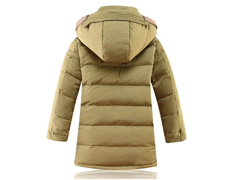 2026 Fashion Winter Duck Down Jacket for Big Boy Children Wear Parka Garments Clothes Thickened Hooded Feather Coat Clothing 6-1
