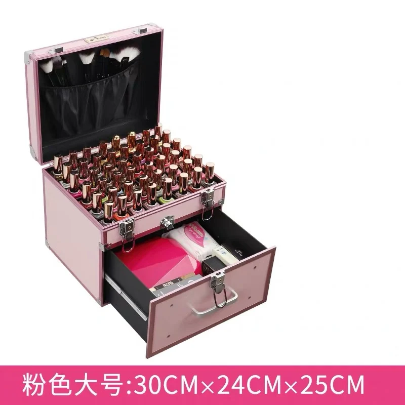 Hot! Nieuwe Hete Vrouwen Cosmetische Gevallen, Nagels Make-Up Gereedschapskist, Mannen Multifunctionele Pvc Beauty Box Bagage, Meisje Licht Dragen Koffers