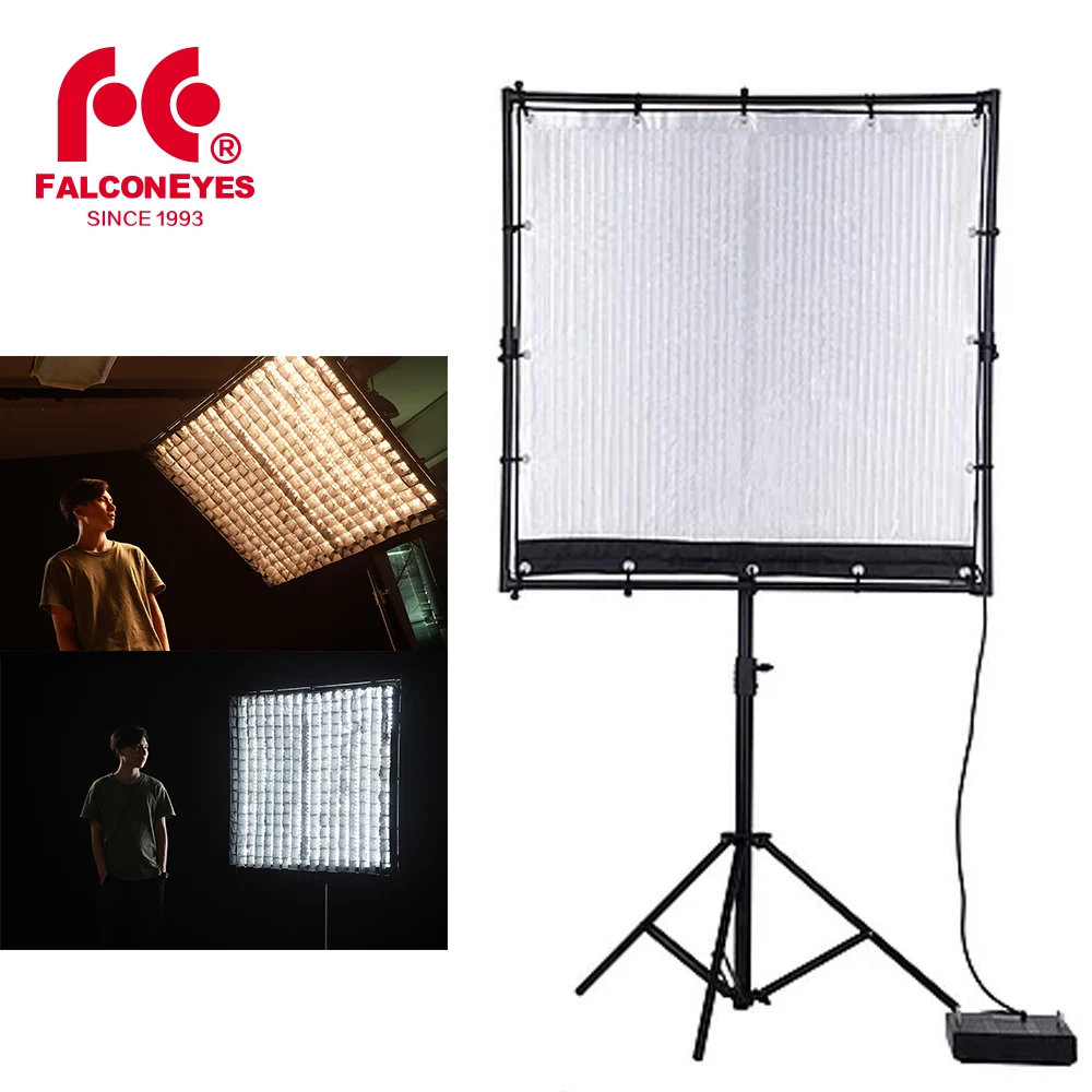 مراجعة ونصائح لاستخدام مصباح LED RX-120TDX من Falcon Eyes