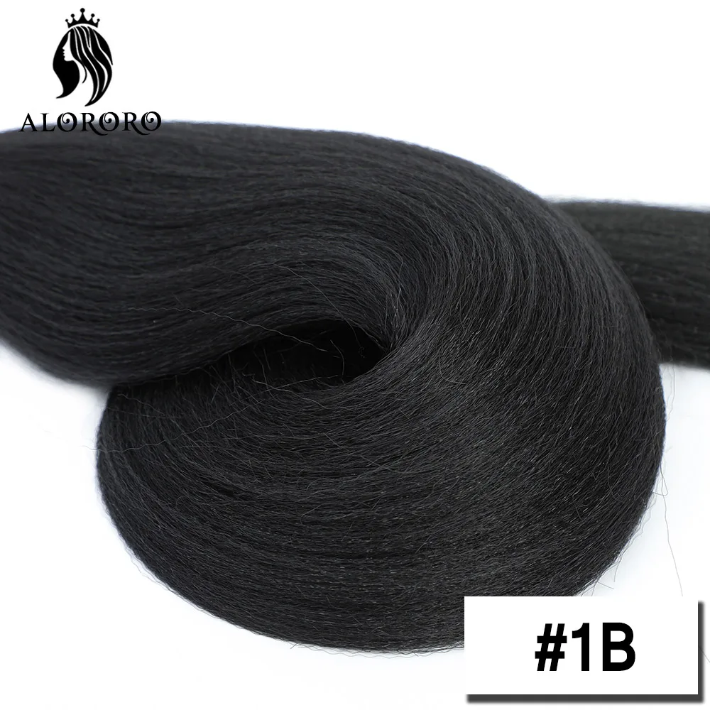 Vorgestrecktes Flechthaar 16/20/22/26/30 Zoll Niedrigtemperatur-Faser Synthetische Haarverlängerungen für Jumbo Crochet Braids – Detail 12