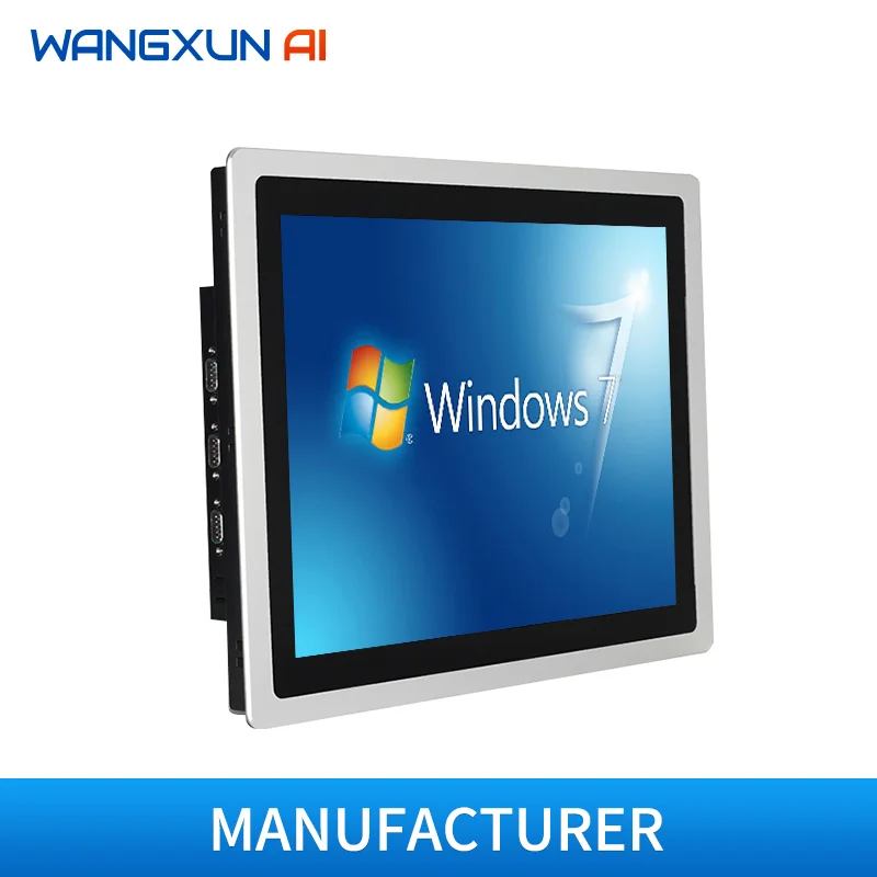 

12.1 inch Embedded Industrial All-In-One Flat Panel PC Capacitive Touch Screen Metal Back Cover Waterproof and Dustproof WIFI