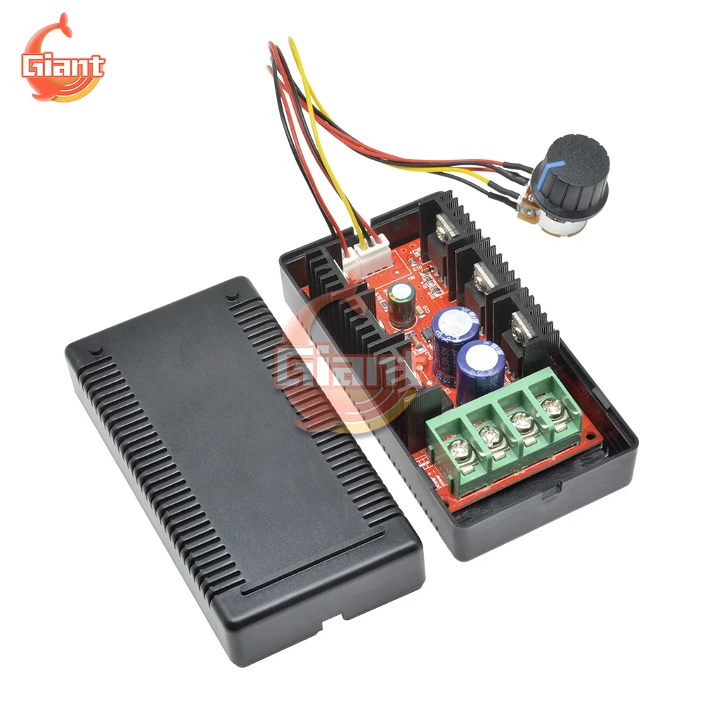 2000W 40A Speed Controller DC 10-50V DC Motor PWM HHO RC Car Fan Speed Regulator Adjustable Power Control Switch Soft Starting