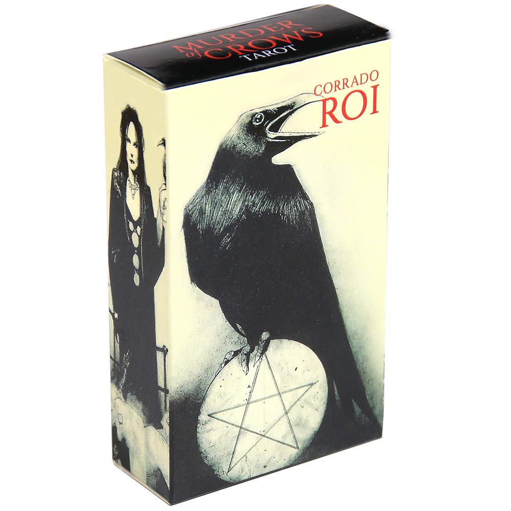 Murder Of Crows Tarot Cards Deck In Stock 78 Card Deck Corrado Roi Divination Collection Gift Oracle Fairy Mystic Mondaysย Witche