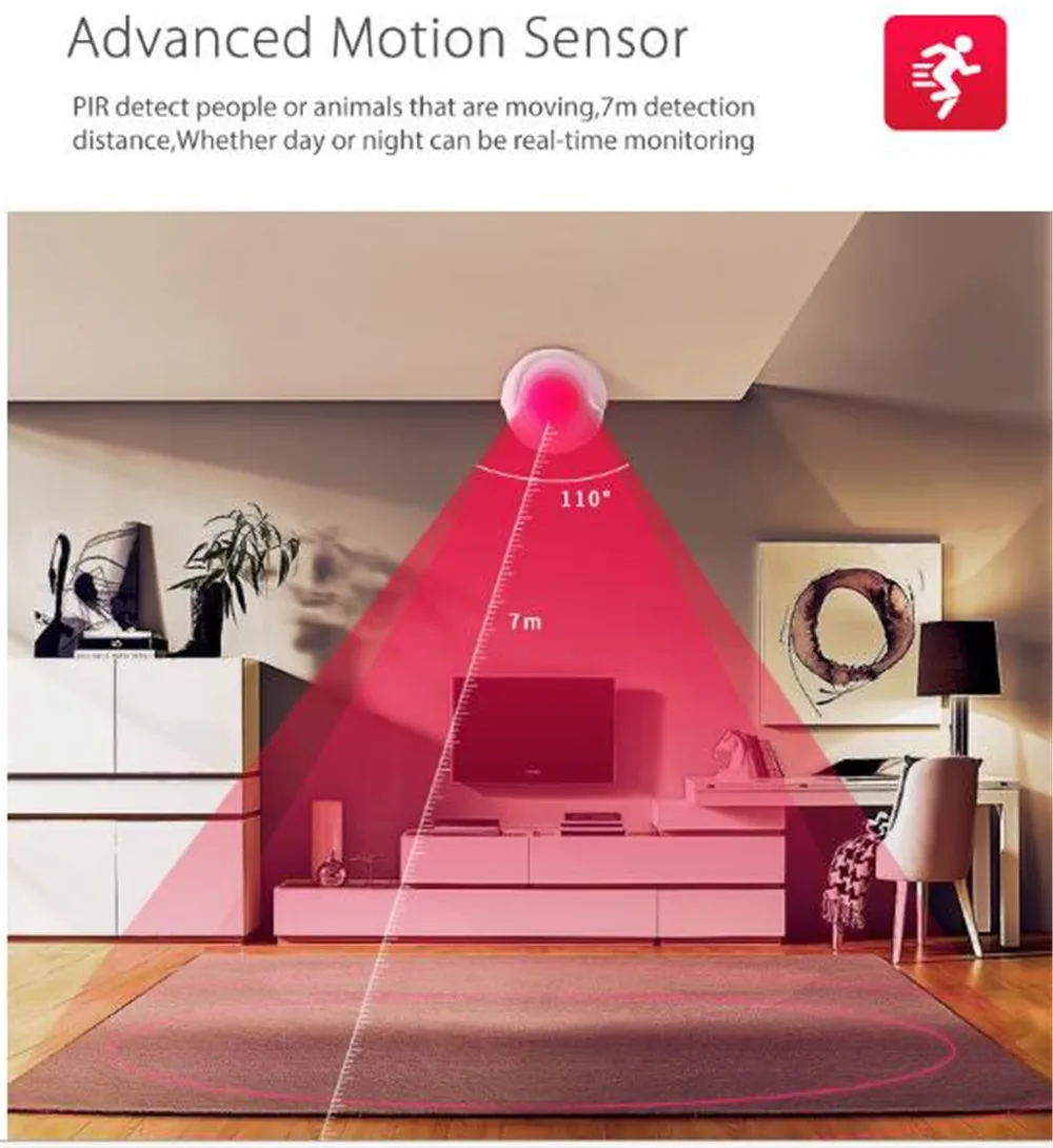 Sensor de movimiento PIR WiFi, Detector infrarrojo con batería integrada, Sensor corporal para aplicación Tuya Smart Life, sistema de alarma para el hogar, funciona con IFTTT