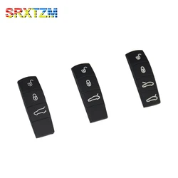 3/4 del Silicone di Chiave Dell'automobile Pulsante di Ricambio Pad Per Porsche Cayenne Macan 911 Cayman Panamera 2011-2016 Accessori Auto