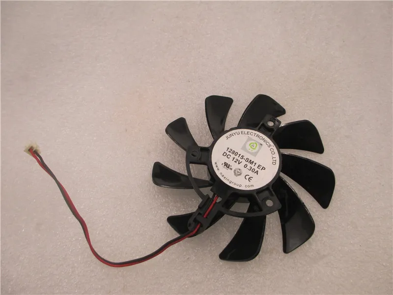 

2pcs VGA Fans For 128015-SM1 EP 85MM pitch:38X38X38MM 2PIN Card Fan