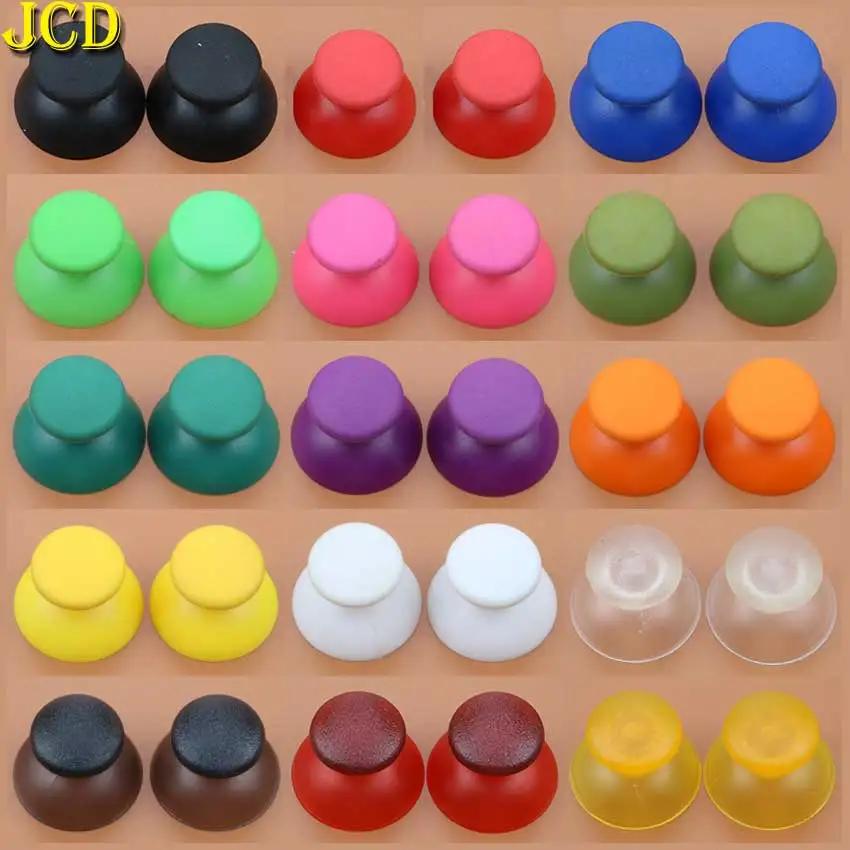 JCD 2 Pieces For PS3 Controller Thumbsticks Thumb Joystick Stick Cap Mushroom Head Rocker Caps Grip Cover