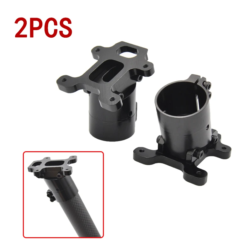 2PCS UAV Landing Gear Fixed Seat 16/20/25mm Pipe Diameter  Aluminum Alloy Pipe Clamp Connection Accessories