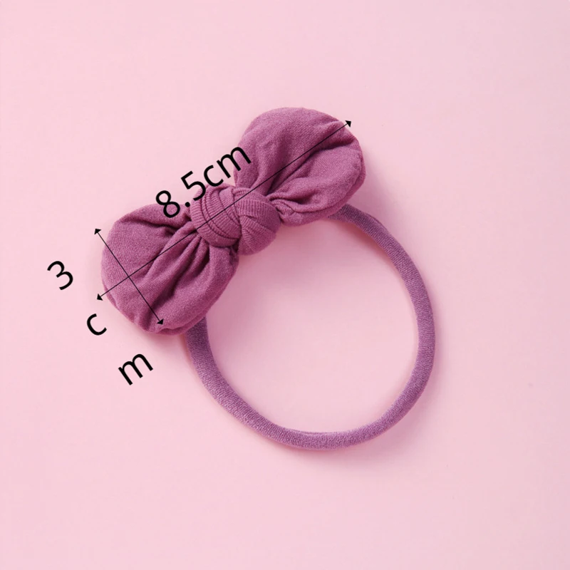 Baby Nylon Headband Girls Hair Bows Accessories For Children Traceless Hairband Newborn Photo Props Infant Headwear