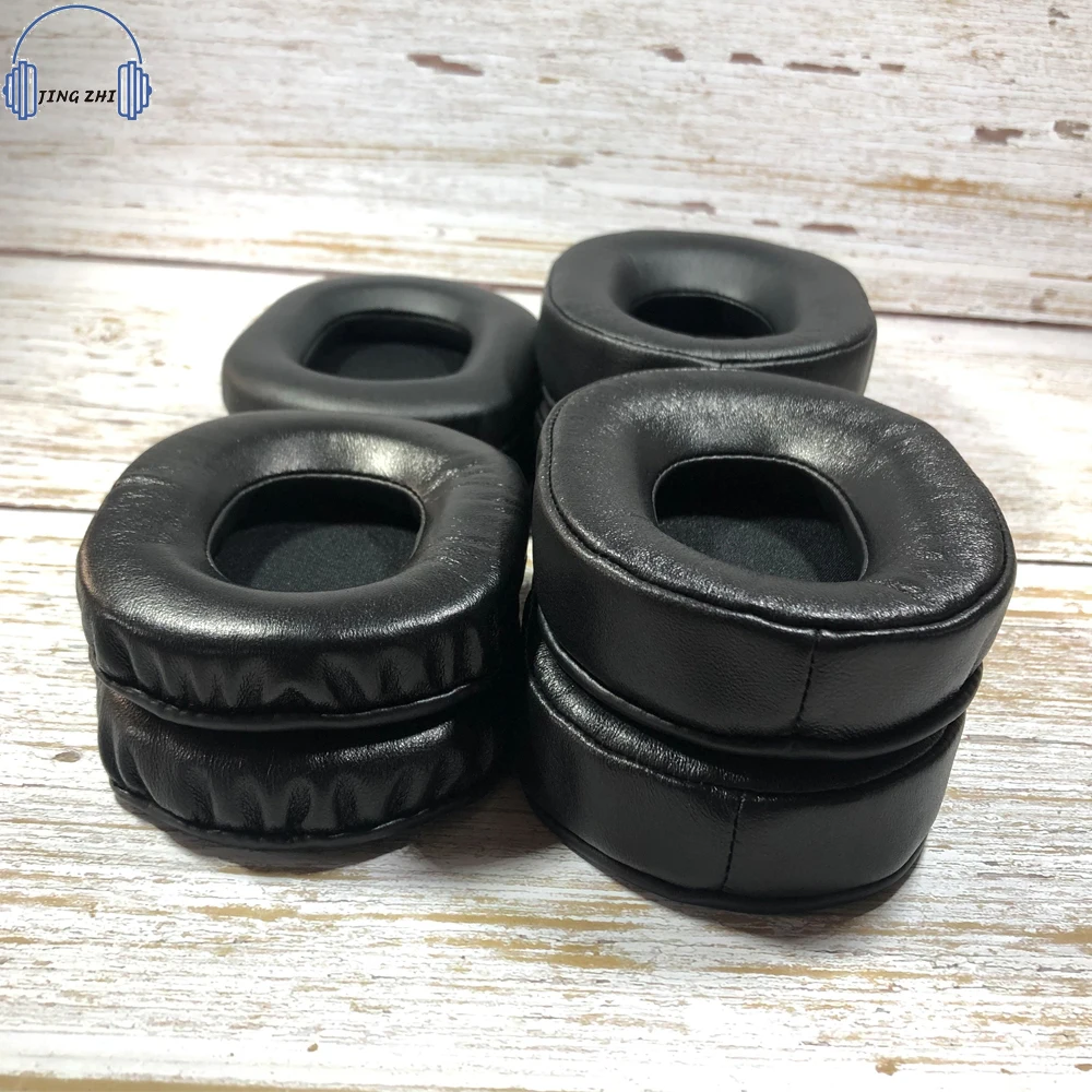 Zastosuj do Audio Technica ATH MSR7 WS990BT M50X M20X M40X M70X M30XSłuchawki wymień nauszniki z owczej skóry z prawdziwej skóry nauszniki