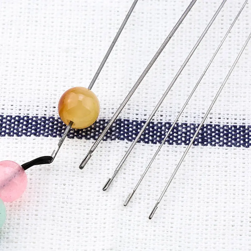 5pcs/lot Super Long Stainless Steel Beading Needles Easy Jewelry Making Tools Beading Pins for Beading DIY Jewelry Making 27CM